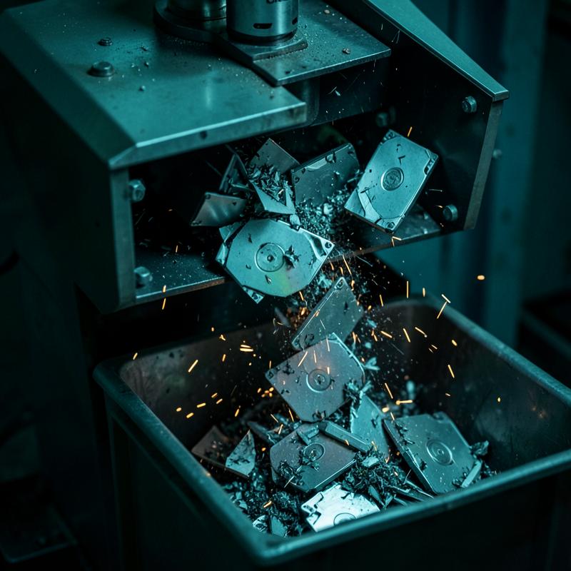 Secure data destruction process at CHU HUI